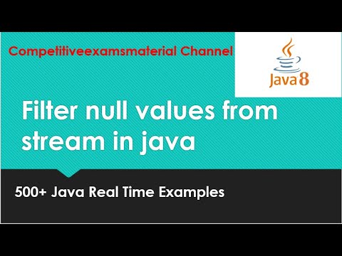 Java 8 Tutorial How To Filter Null Values From Stream In Java