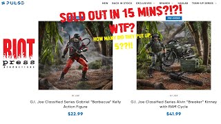 NOW AVAIL...F#ck SoLd OuT?! GI JOE Barbecue and Breaker on Hasbro! w PTP