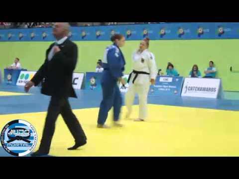 European Judo Open Women Lisbon 2013 Semifinal o78kg WEISS Carolin (GER) - KONITZ Franziska (GER)