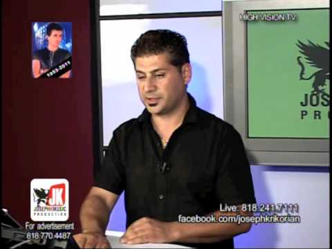 Joseph Krikorian Josephkmusic TV Show #7 In Loving memory of Paul Baghdadlian Part 1
