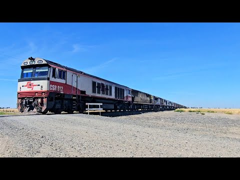 6PM9 SCT up "Dark Ghost #2" (5 locos, 89P), Forrestfield to Laverton, 1040, 16/12/25, Jung West VIC 