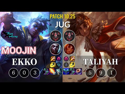 RNW Moojin Ekko vs Taliyah Jungle - KR Patch 10.25