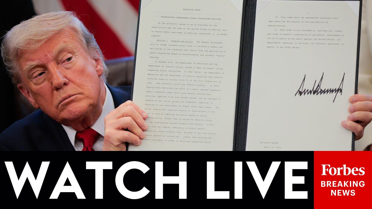 WATCH LIVE: President Trump Holds A Bill-Signing Ceremony