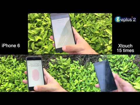 Bluboo Xtouch VS IPhone 6 VS Oneplus 2 Fingerprint ID Test Review