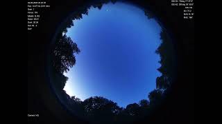 2025-09-02 All sky camera capture from Poiana Rusca Mountains, Romania