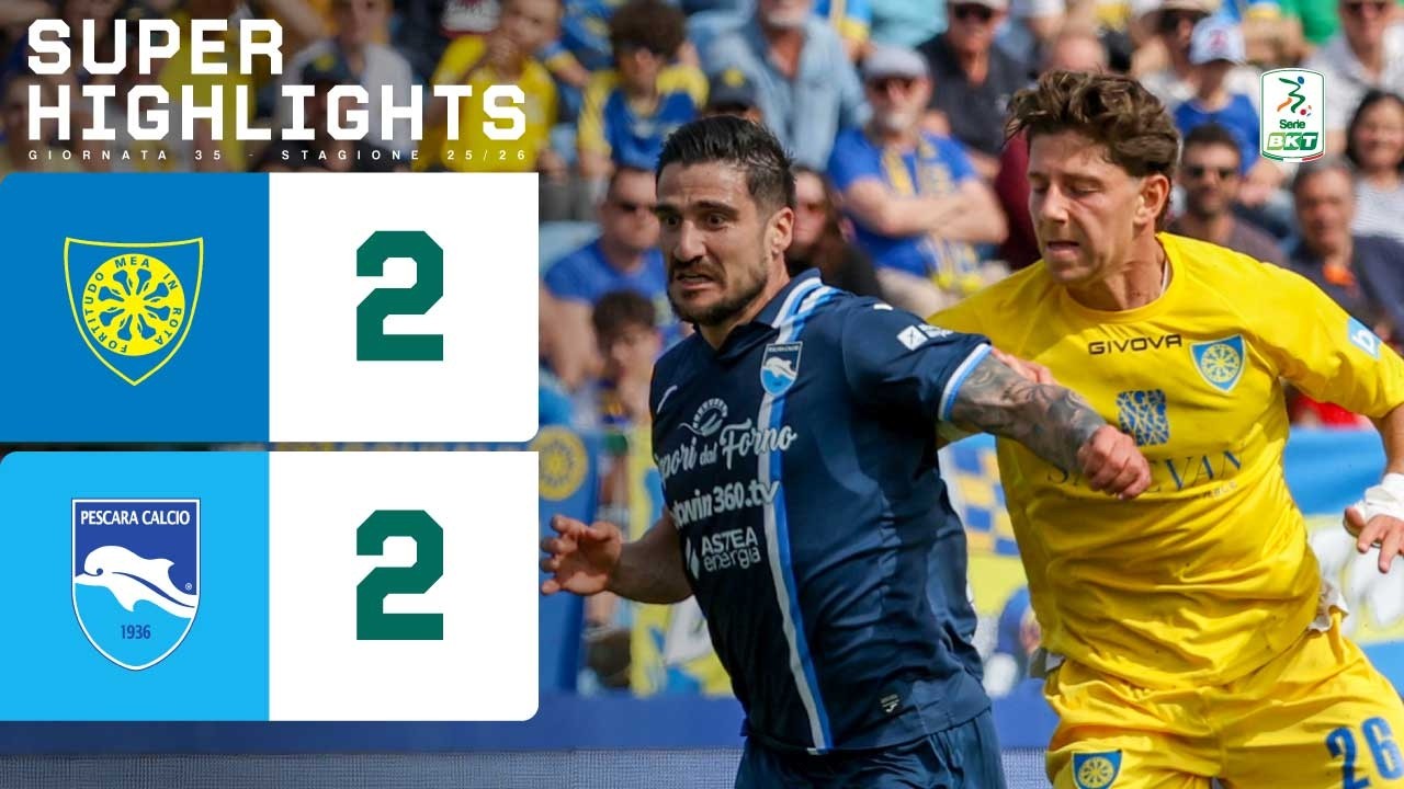 Carrarese vs Pescara Highlights