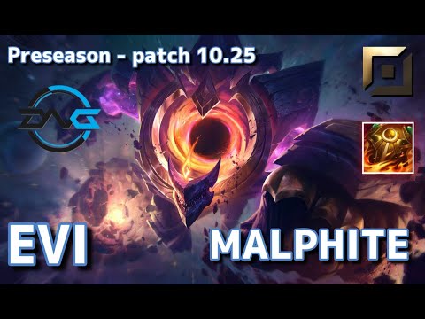 【韓国サーバー/GM】DFM Evi マルファイト(Malphite) VS Gen.G Bdd エイトロックス(Aatrox) TOP - Patch10.25 KR Ranked【LoL】