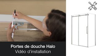 Porte de douche Halo – vidéo d’installation