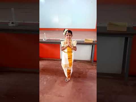 Happy onam🥰onam program at school#malayalimanga#shorts