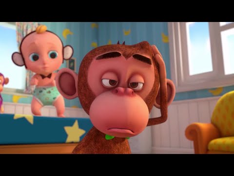 Cinco Macaquinhos - Músicas Para Crianças - LooLoo Kids Português