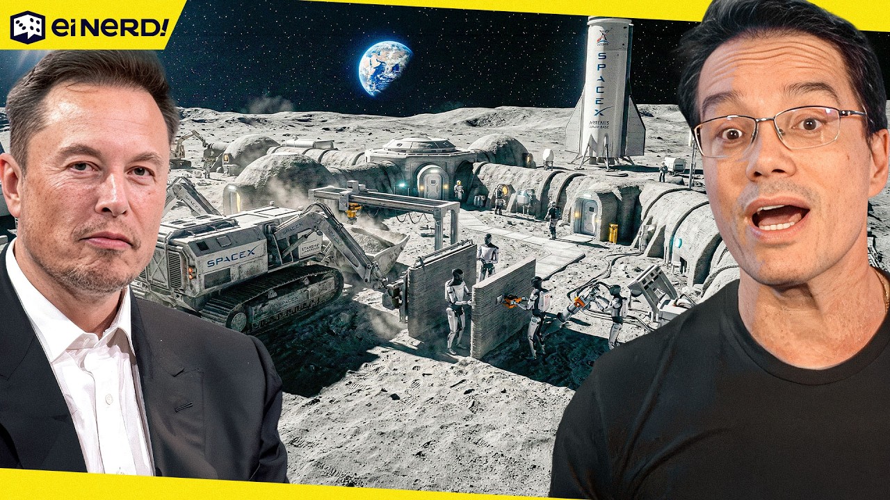 O PLANO DO ELON MUSK: CIDADE NA LUA