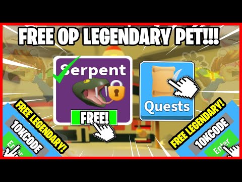 Mining Champions! *NEW* QUESTS RELEASED! HOW TO GET A SUPER OP LEGENDARY PET *FOR FREE!* CODES! ETC