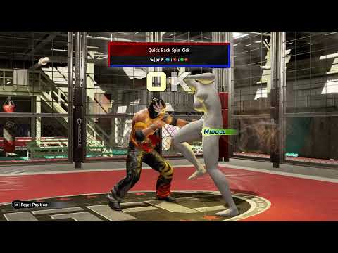 Virtua Fighter 5 REVO - El Blaze Move List & Combos 4K UHD