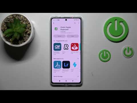 How to Install iPhone Keyboard on POCO X5 Pro - Green Apple Keyboard App