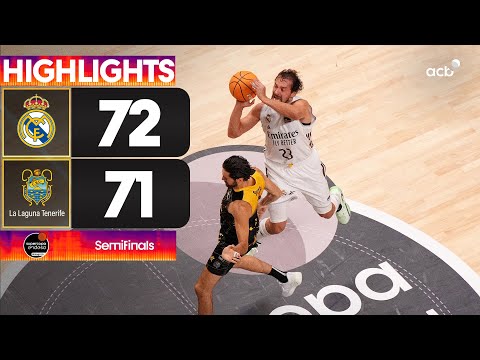 Real Madrid - La Laguna Tenerife (72-71) HIGHLIGHTS | Supercopa Endesa 2025