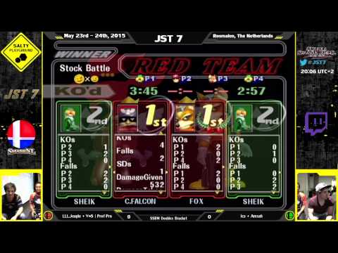 JST7 - LLL.Jeapie + VwS | Professor Pro Vs Ice + Amsah - SSBM Doubles Bracket Grand Final