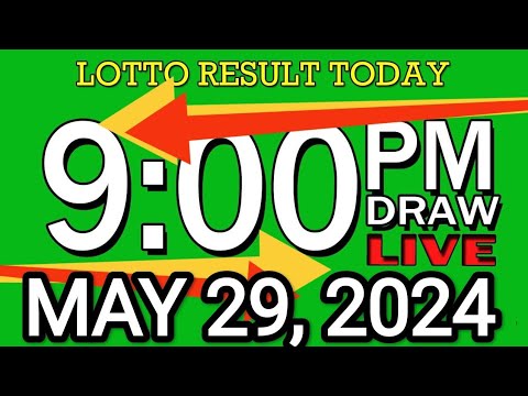 LIVE 9PM LOTTO RESULT TODAY MAY 29, 2024 #2D3DLotto #9pmlottoresultmay29,2024 #swer3result