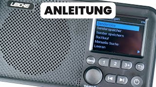 Leicke DJ Roxxx DAB+ Radio Anleitung Einrichtung und alle Funktionen