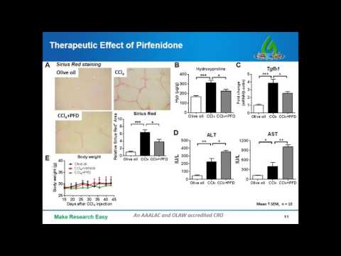 Objective quantitative evaluation of anti fibrotic agents in animal models
