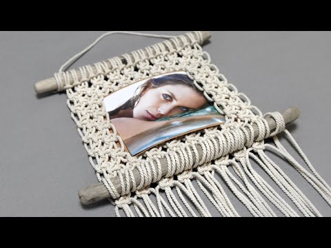Macrame Designed Basket DIY