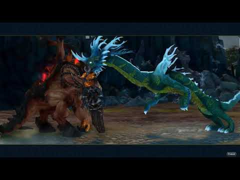 Might & Magic Heroes VI: battle against 59 Pit Fiends and 58 Pit Lords