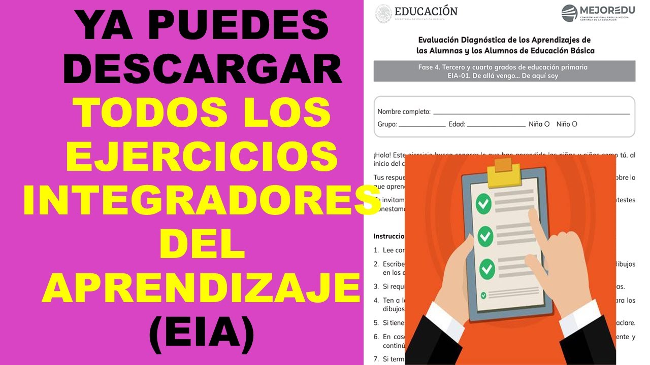 Soy Docente: YA PUEDES DESCARGAR TODOS LOS EJERCICIOS INTEGRADORES DEL APRENDIZAJE (EIA)
