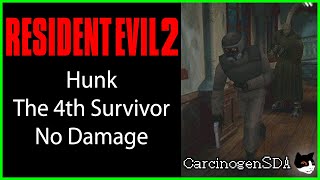 Resident Evil 2 (PSX) No Damage - Hunk/The 4th Survivor [Commentated]