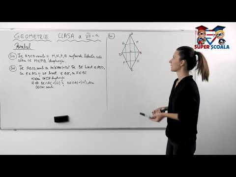 Clasa a VII-a - Rombul. Partea a 3-a