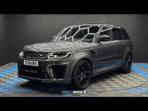 Video tour of the Land Rover Range Rover Sport 5.0 P575 V8 SVR Auto 4WD Euro 6 (s/s) 5dr