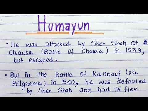5 lines on Humayun in English|Essay on Humayun in English|Essay on Humayun 10 lines in English