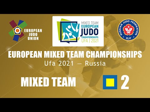 Tatami 2 - European Mixed Team Judo Championships Ufa 2021 - Russia