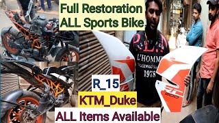 R-15_Duke_KTM_ Bike Body Parts Available// Bike Body Parts market in delhi |