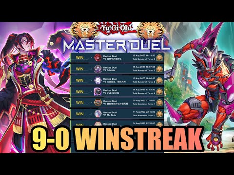9-0 WINSTREAK in MASTER RANK! UNDEFEATED Kashtira Deck! [Yu-Gi-Oh! Master Duel]