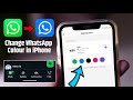 WhatsApp Green Color Change to Blue | How to Change WhatsApp Colour in iPhone 2024