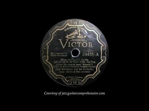 Paul Whiteman w/ Bob Lawrence (1933) [SMOKE GETS IN YOUR EYES]