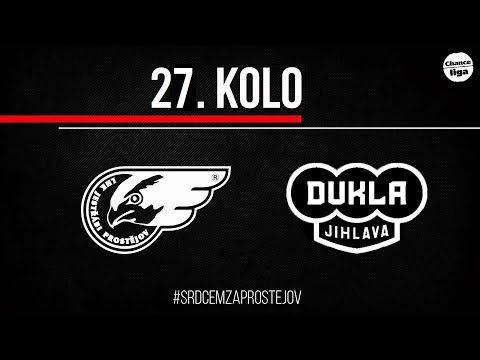 27.kolo: LHK Jestřábi Prostějov - HC Dukla Jihlava