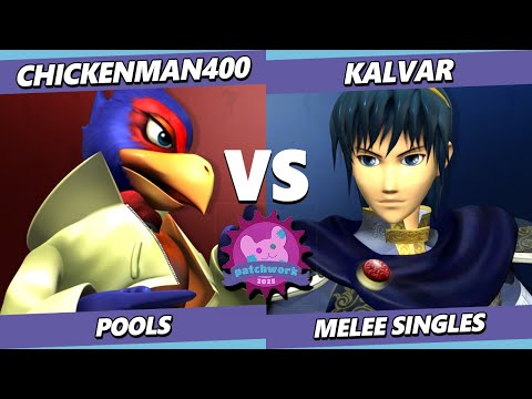 Patchwork 2025 - Chickenman400 (Falco) Vs. Kalvar (Marth) Smash Melee - SSBM
