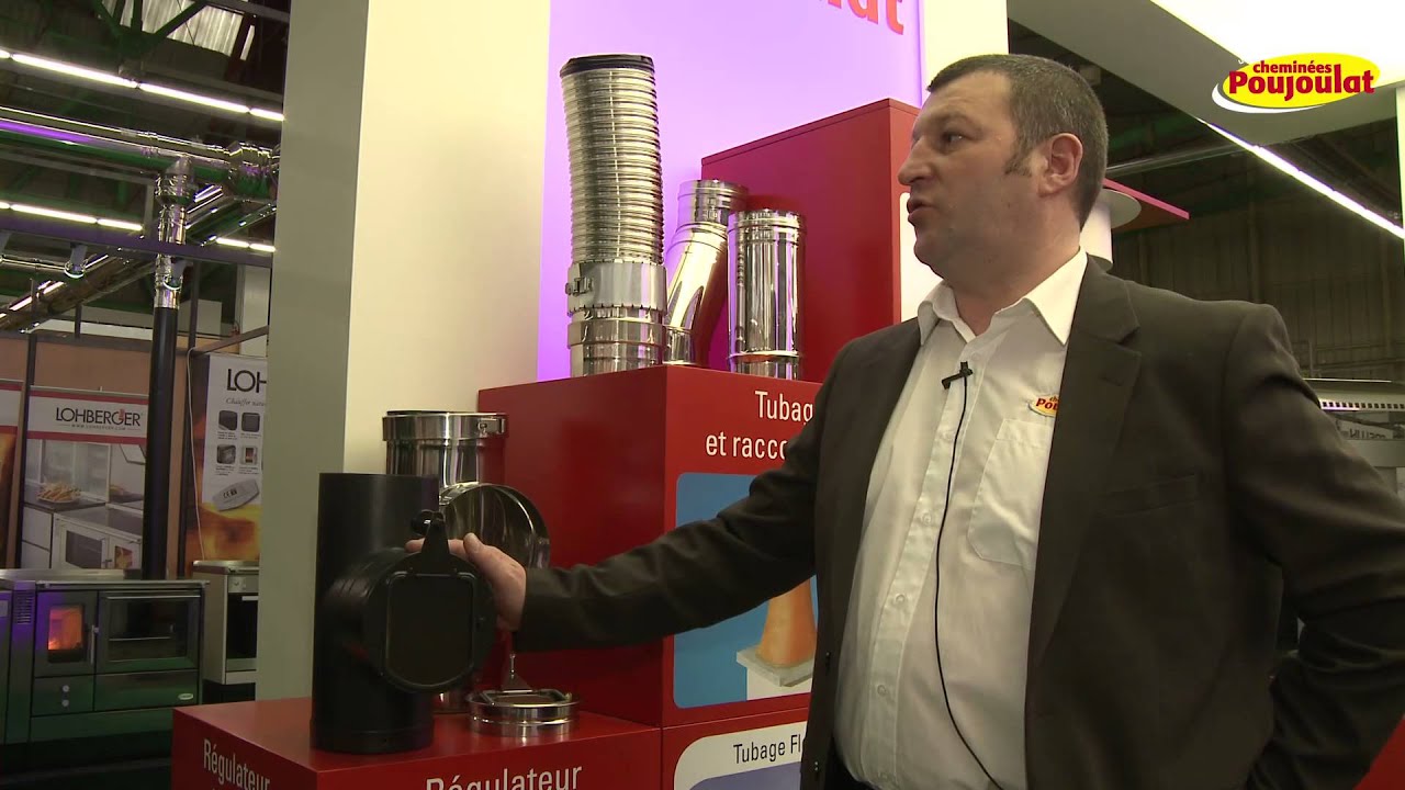 Régulateur de tirage Regul'Tech - Cheminées Poujoulat