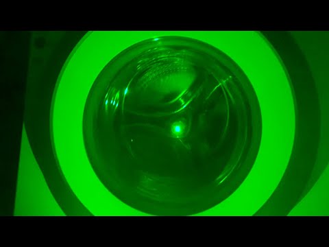 Washing machine spin cycle 8H + green light 😴