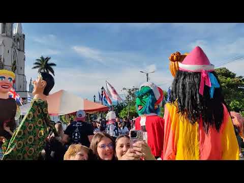 PAYASOS EN LA ALEGRE DIANA CELEBRANDO EL DIA DE SAN RAFAEL DE HEREDIA 24/10/25