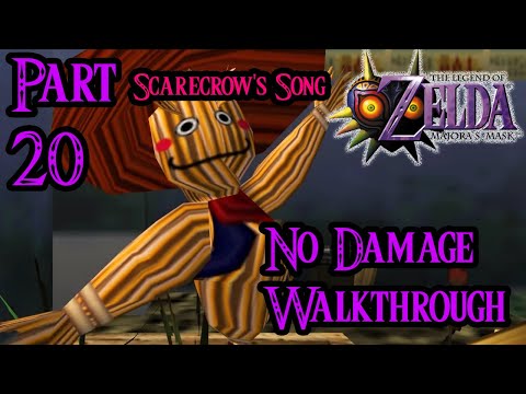 Zelda Majora's Mask 100% Walkthrough Widescreen HD Part 20 - Scarecrow's Song - Heart Pieces