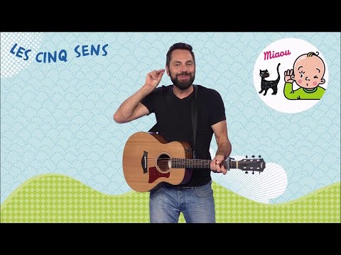 Les cinq sens : chanson avec des mots de la langue des signes, avec Rémi