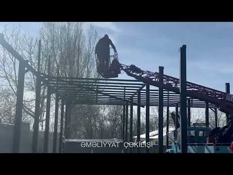 Fövqəladə Hallar Nazirliyi tərəfindən qanunsuz tikili sökülüb
