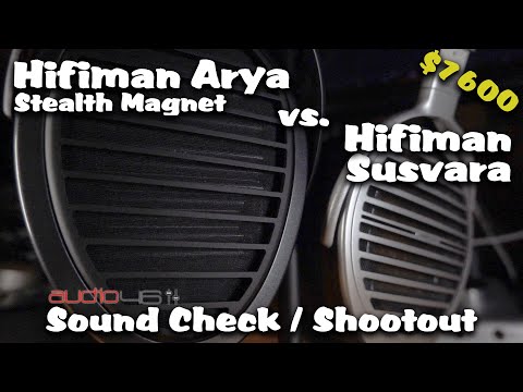 Hifiman Arya Stealth Magnet Review Shootout vs. Hifiman Susvara. $7600 Episode!