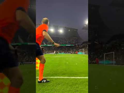 FROM THE FIELD: Samuel Grandsir scores the El Tráfico equalizer