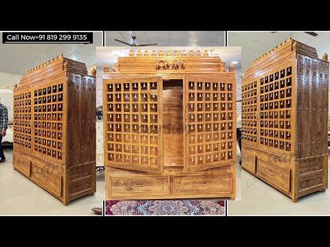 Modern Wooden Temple Design for Home - Video