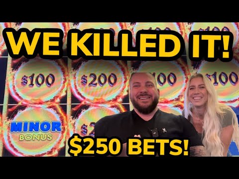 $250 BETS AFTER MASSIVE JACKPOT AND THIS HAPPENED!