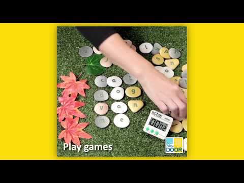 Slide 6 - Word Building Pebbles, 50 Pieces (video)