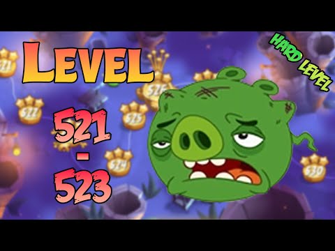 UNLOCK LEVEL 521-523 | ANGRY BIRDS 2 (HARD LEVEL) - MAP Bamboo Forest Gravity Grove