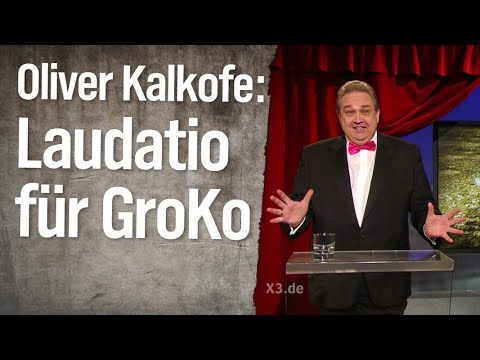 Oliver Kalkofes Laudatio für die GroKo | extra 3 | NDR